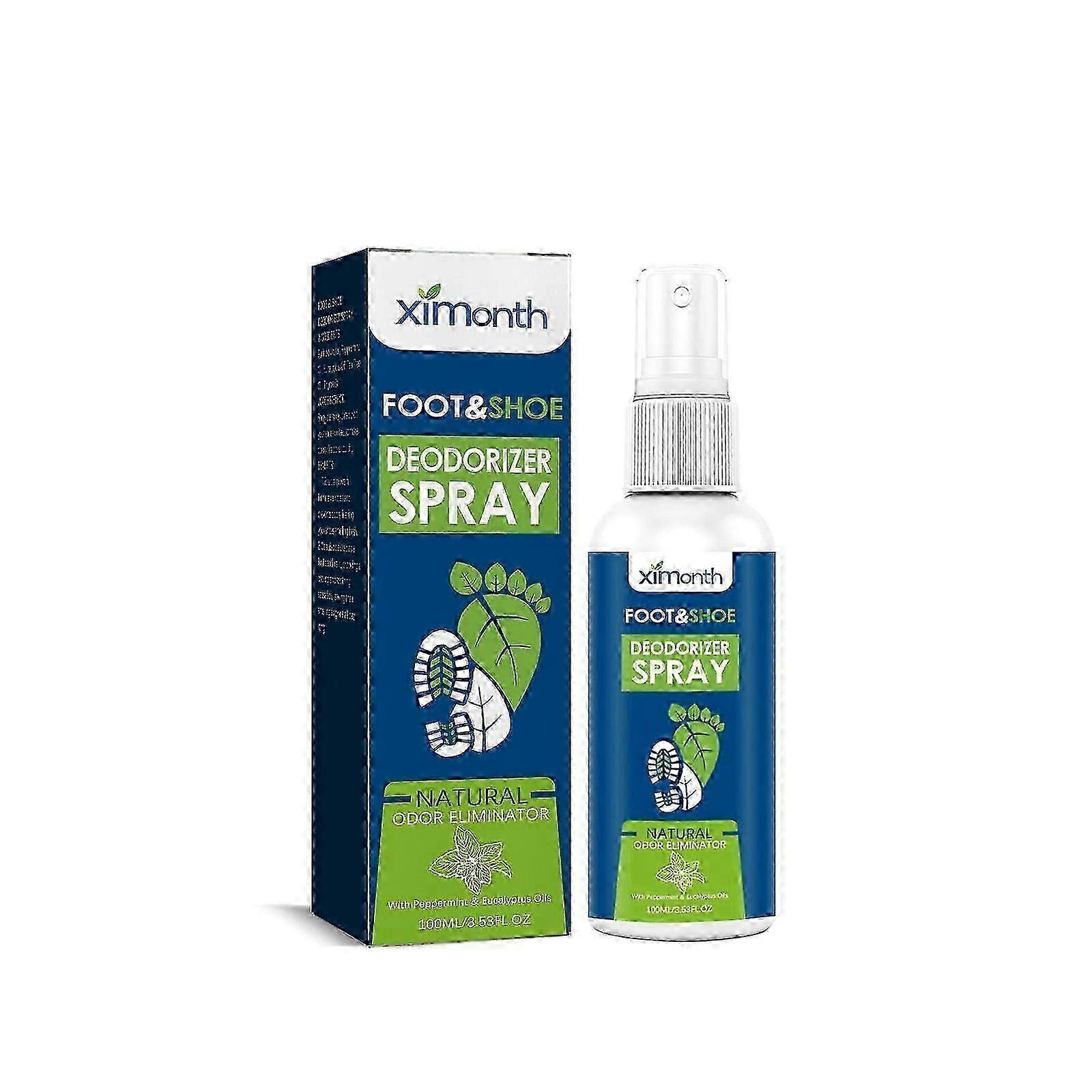 דאודורנט לכף הרגל משכך זיעה, ריח, מגרד ויבש תרסיס טיפולי לדאודורנט לכף הרגל