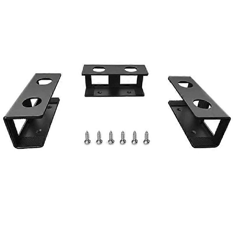 Under Table Laptop Holder Mount for Home Office Storage Holder Black