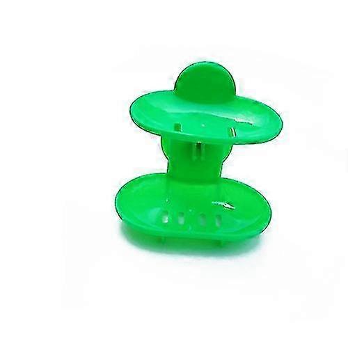 Creative Soap Dish Sucker Holder Container Double Layers Soap Box Bathroom
