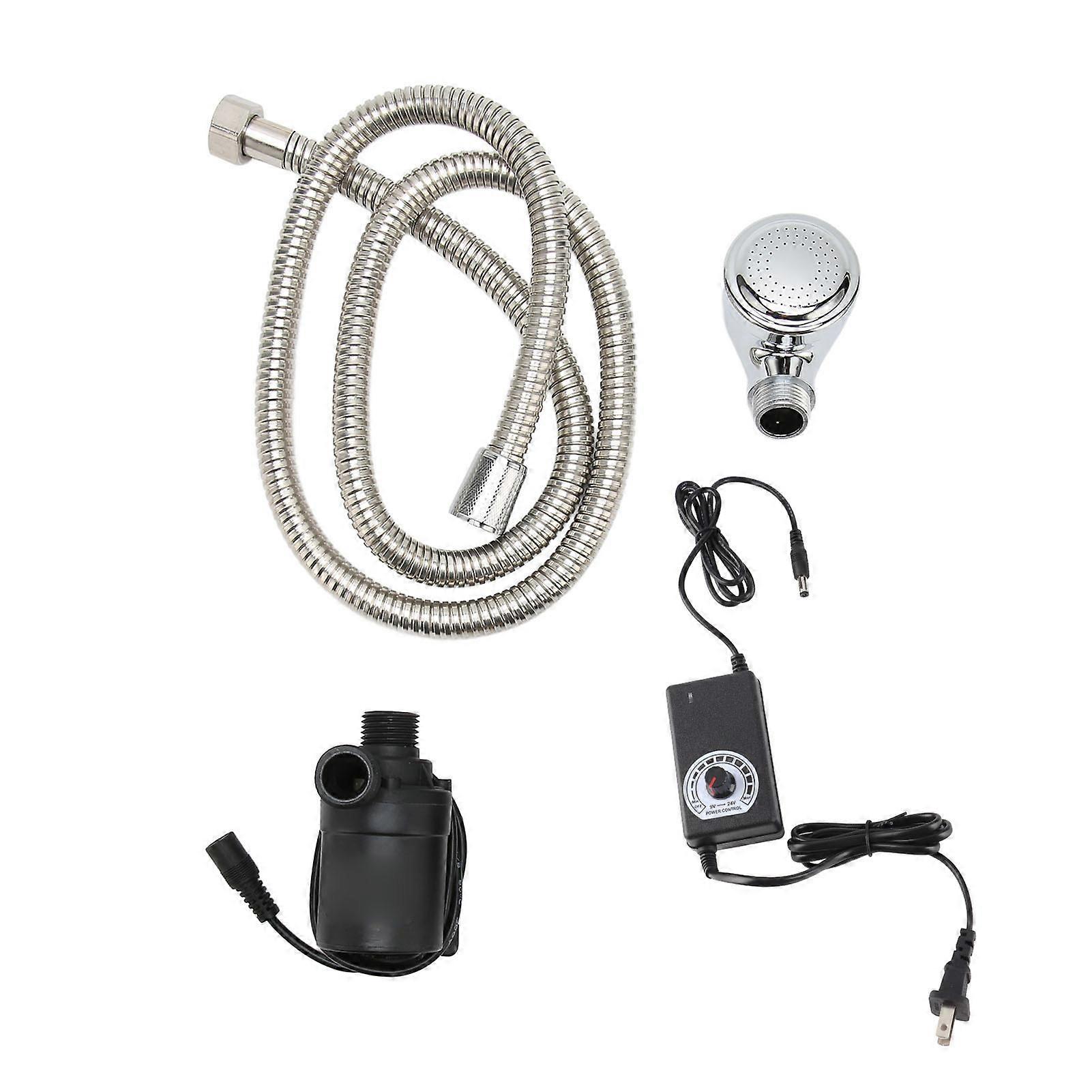 Speed Control Power Adapter DC Pump Shower Shampoo Basin Accessories