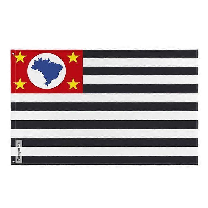 Flag - São Paulo - 64 x 96 cm - Polyester - Double-sided print - Iron eyelets
