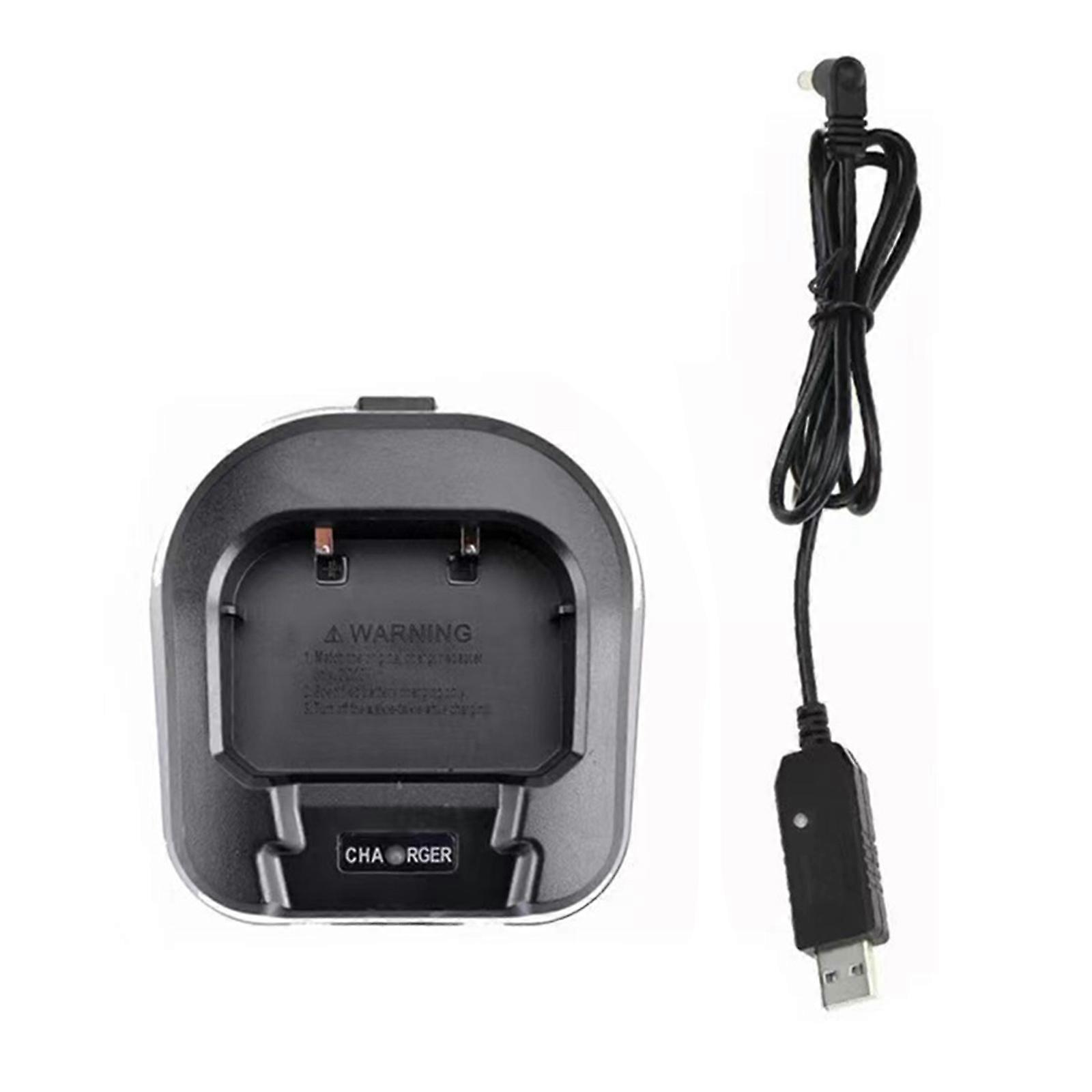 Two Way Radio Battery Fast Charging Adapter Talkies Battery Charging Adapter with Indicator Light