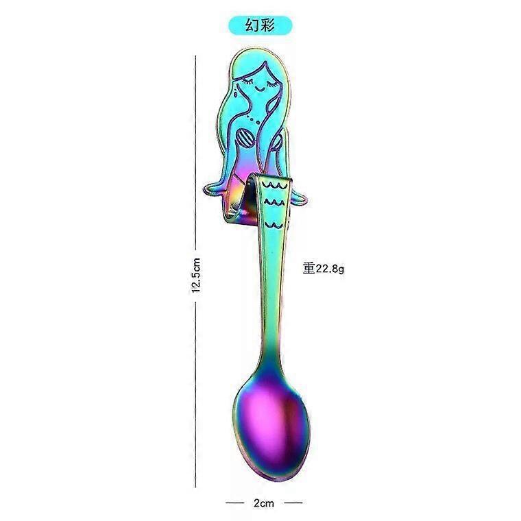 1 Pack Spoon Cake Widget Teaspoon Mermaid Spoon Utensil Kitchen Accessories