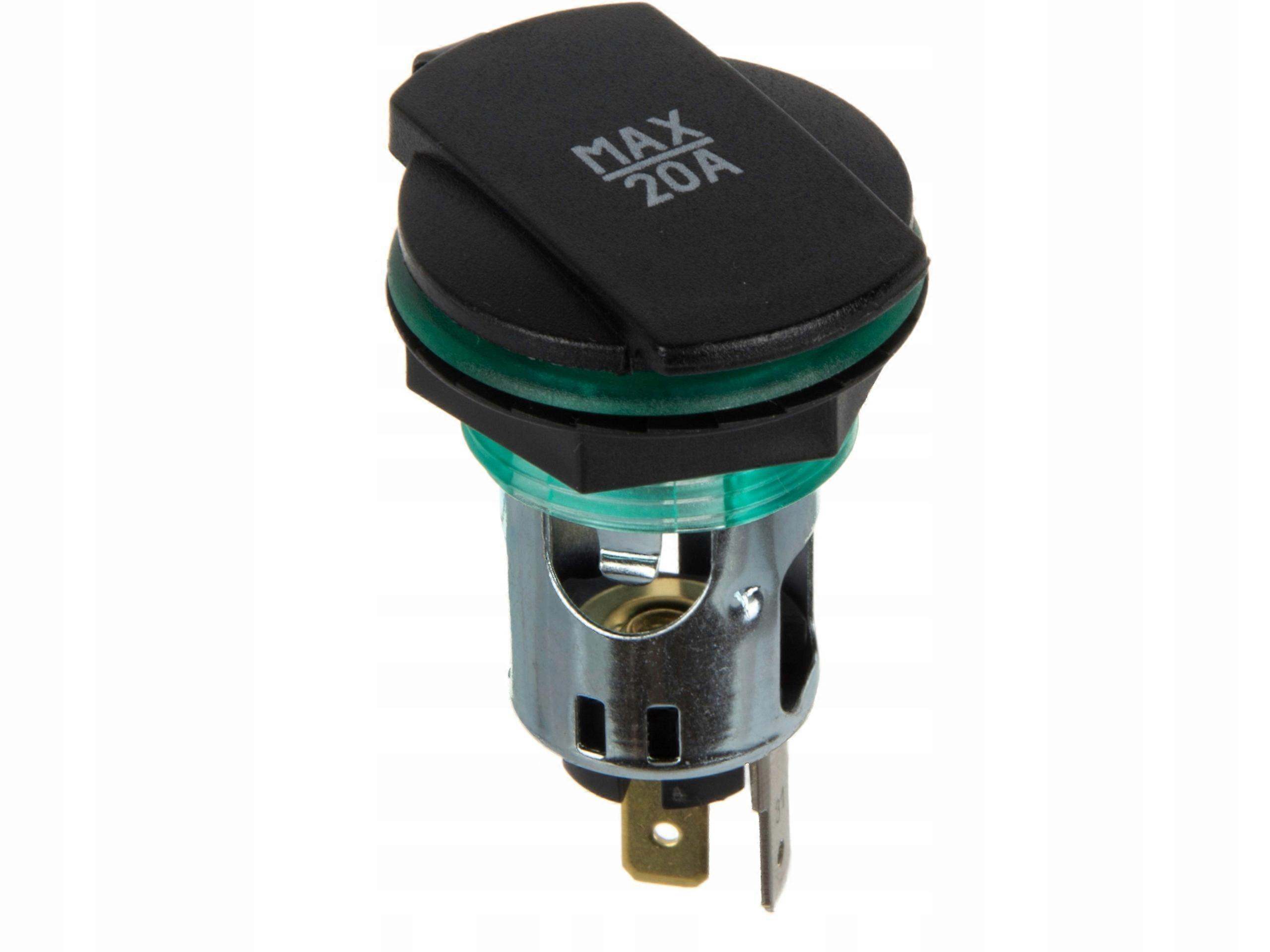 Car Cigarette Lighter Socket With 12v 24v Cables