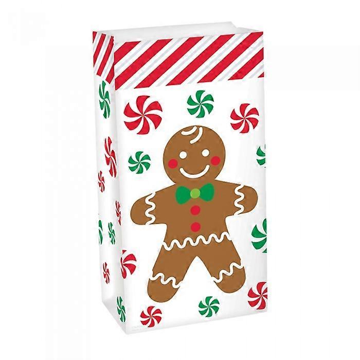 Amscan Gingerbread Man Paper Treat Bag