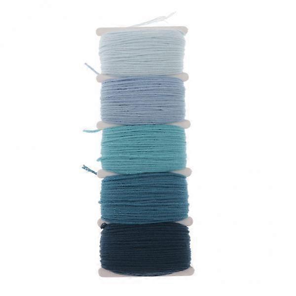 3x 5 Colors 10 M Polyester Cotton Rope