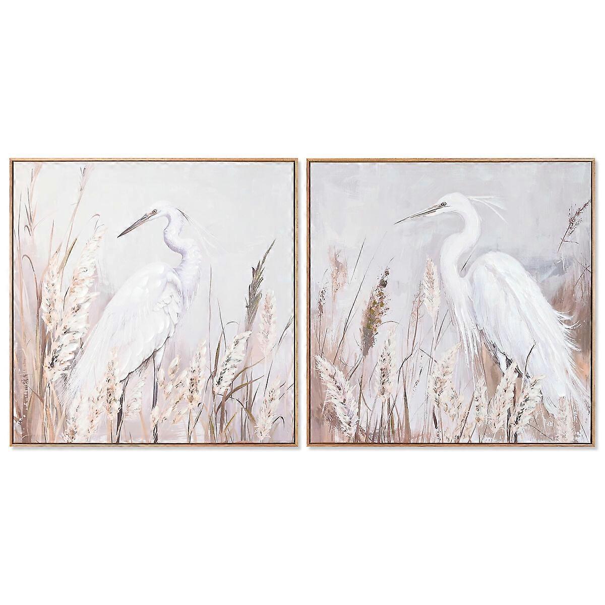 Canvas Home ESPRIT polystyrene Canvas 80 x 3.5 x 80 cm