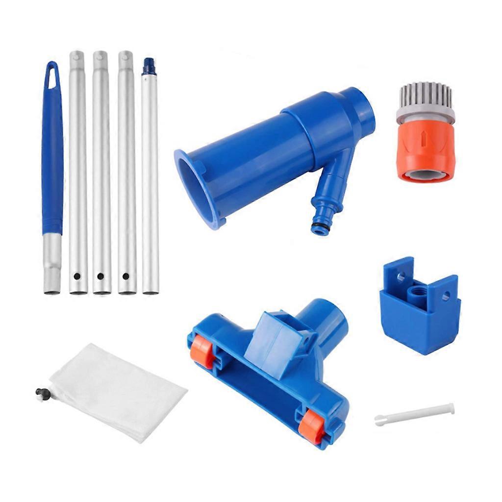 1 Set Jet Swimming Pool Vacuum Cleaner Floating Objects Cleaning Tools Vac Suction for Head Pool Fountain Vacuum Brush