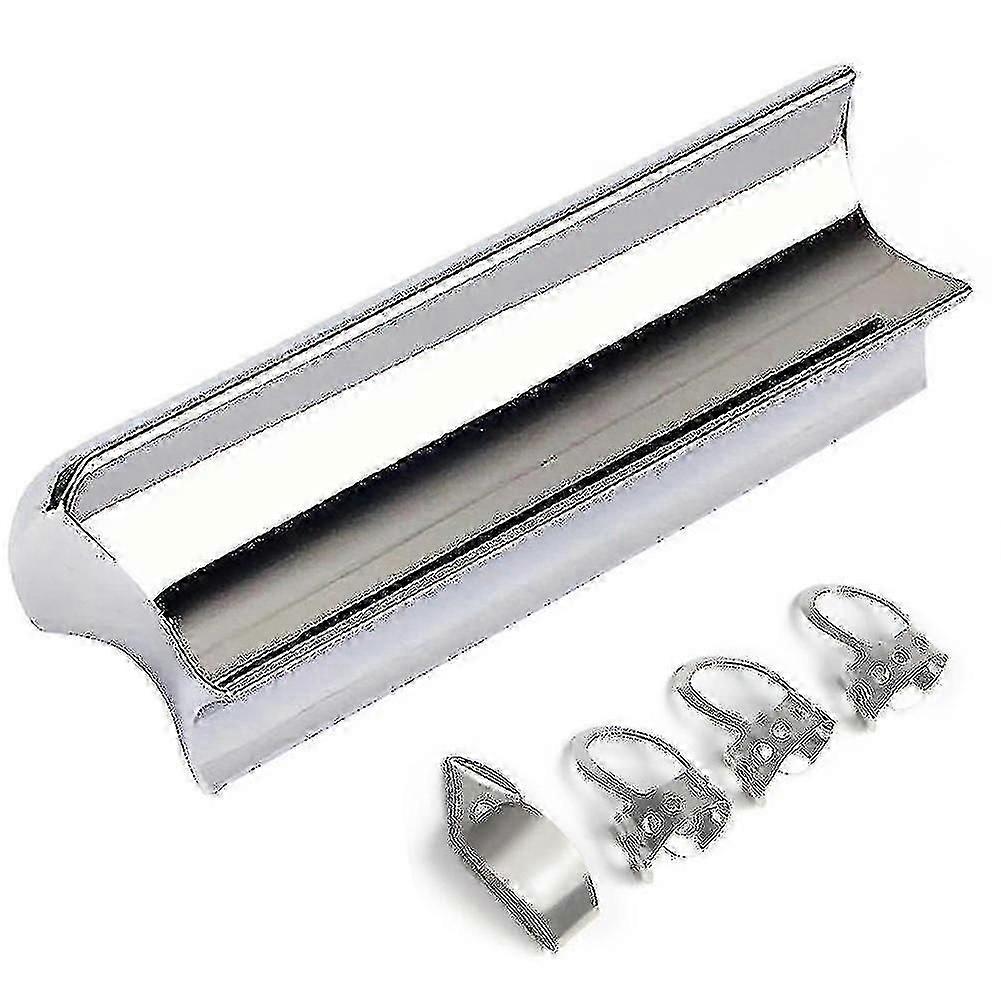 Stainless Steel Guitar Slide Tone Bar Compatible With Dobro ,silver