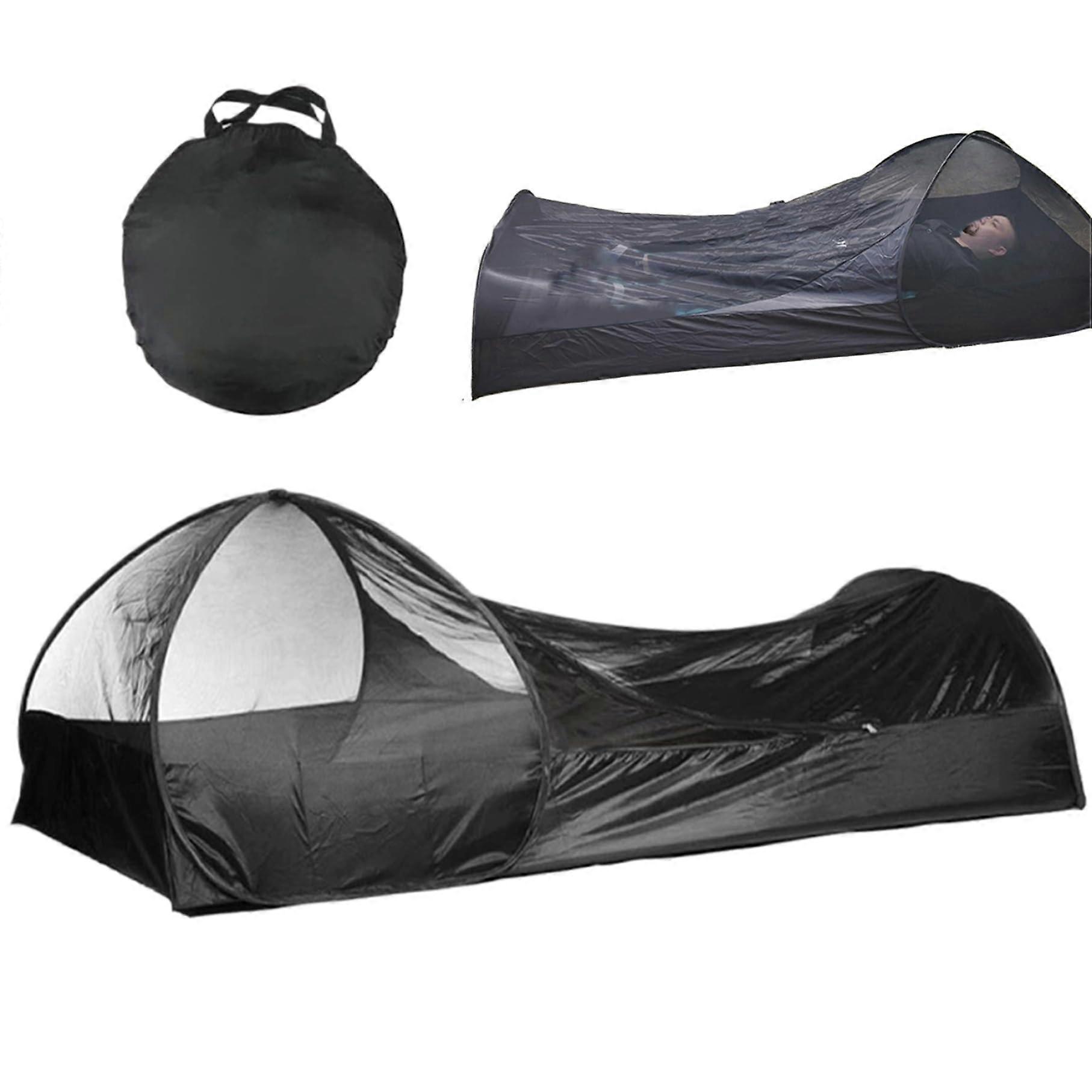 BIVY Tent, Foldable Single Person Up Tent,, MoistureProof, Fine Mesh Tent, Fault Net for Outdoor Camping, 82.7 x 41.3 x 27.6 cm