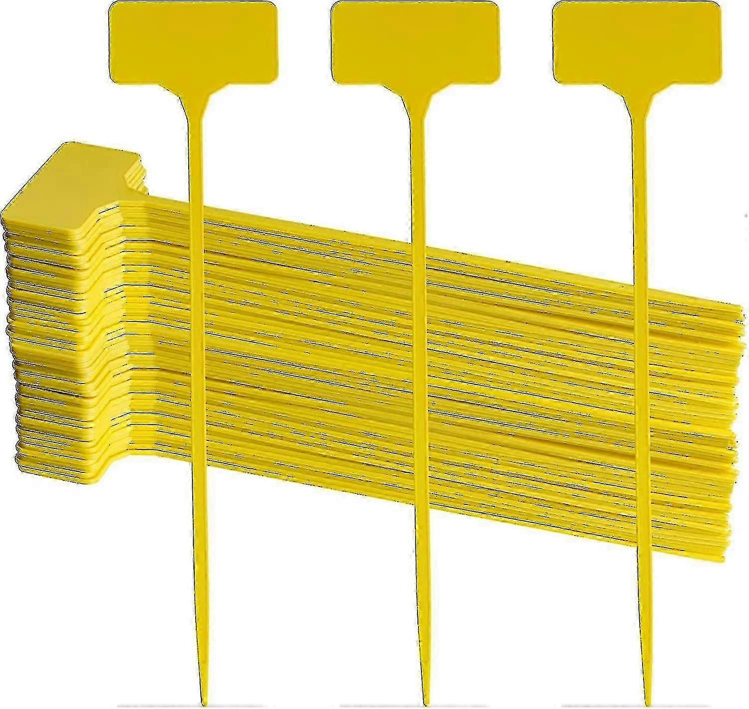 50 حزمة في الهواء الطلق تسميات النباتات الطويلة ، والعلامات البلاستيكية الكبيرة للماء من نوع T ، ودائم الحضانة Garde