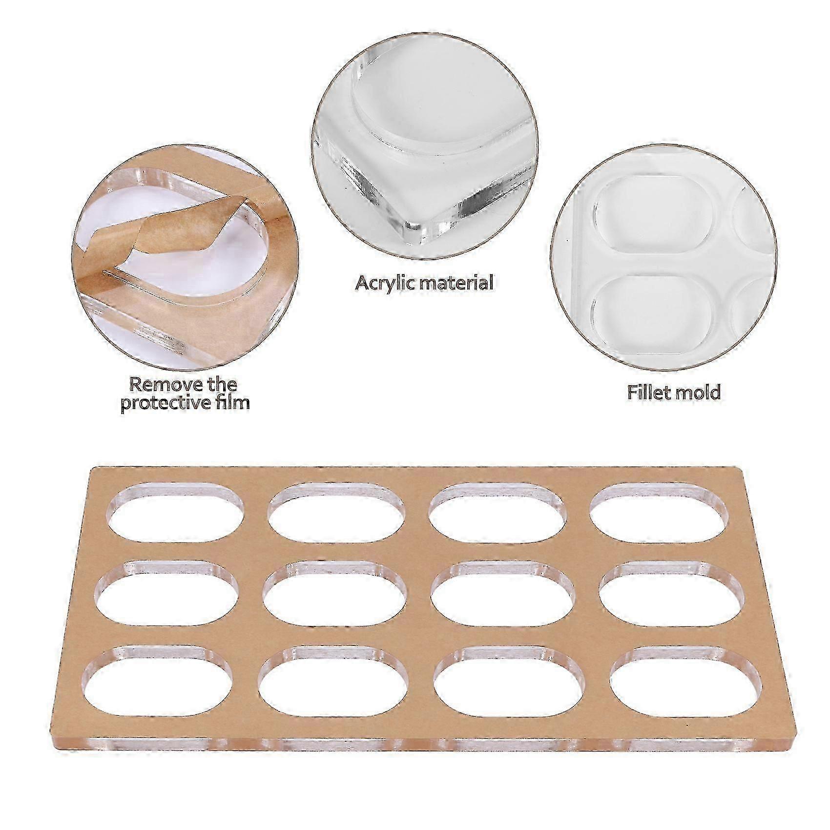 Acrylic Cookie Mould for Dacquoise Cake and Macaron Desserts, Ideal DIY Baking Tool for Home Baking Enthusiasts