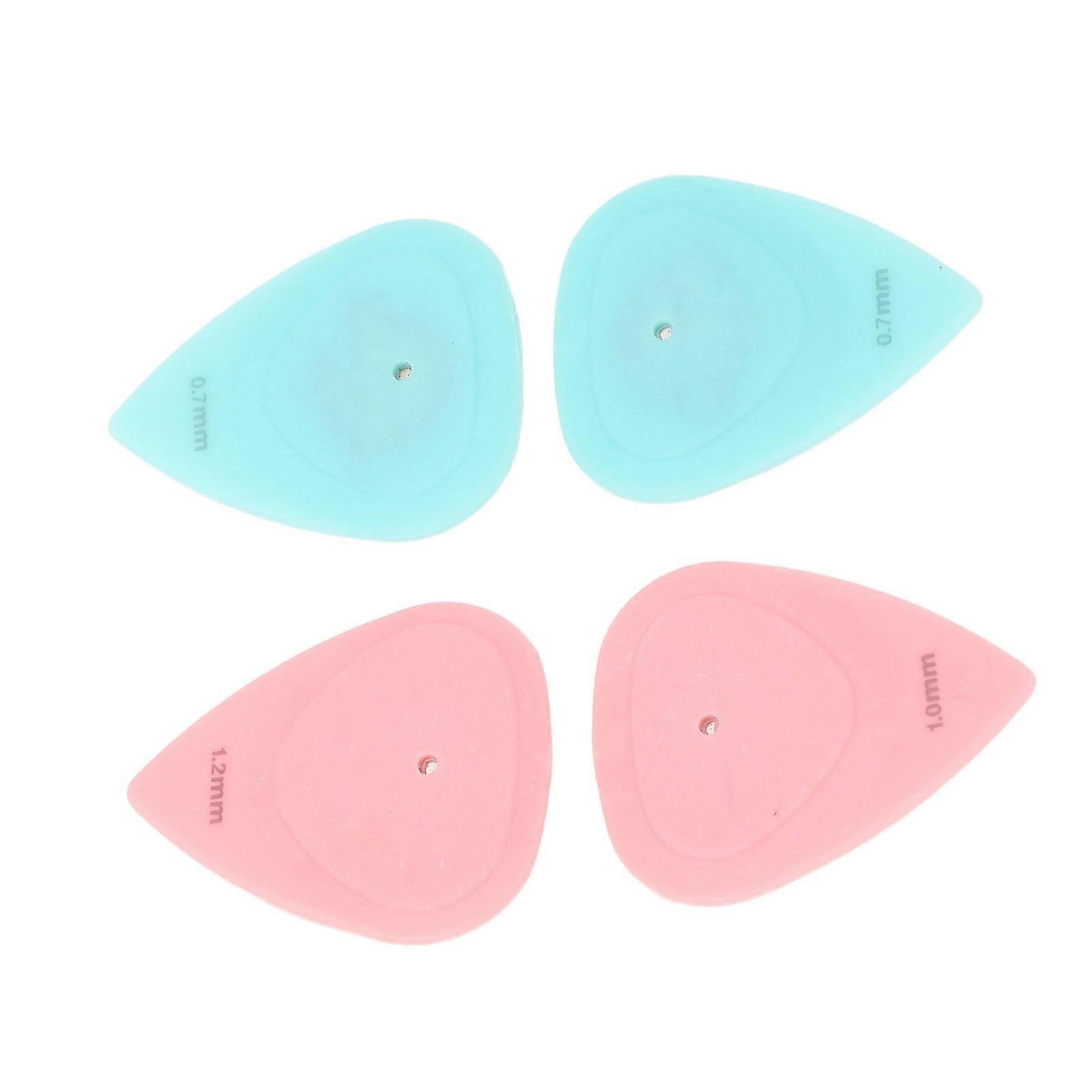 4st Magnetisk Gitarr Plock Plast Bekvämt Grepp Spetsig Främre Spets Professionell Gitarr Plock Ersättning 