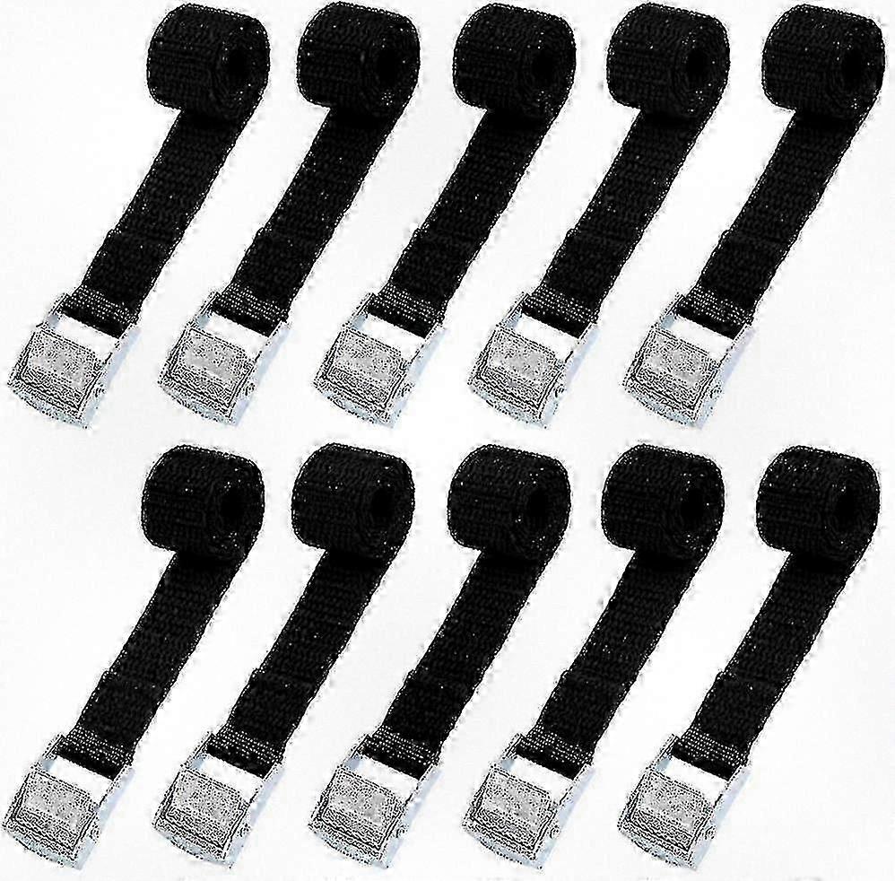 10pcs Lashing Strap 2*39cm Fixing Kit Suitable for Motorcycle/Car/Bike Carrier Clamping Strap with a Maximum Load Capacity of 500kg