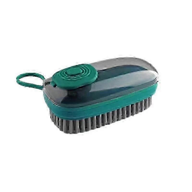 Multifunctional Automatic Soft Shoe Brush for Laundry & Cleaning - Green
