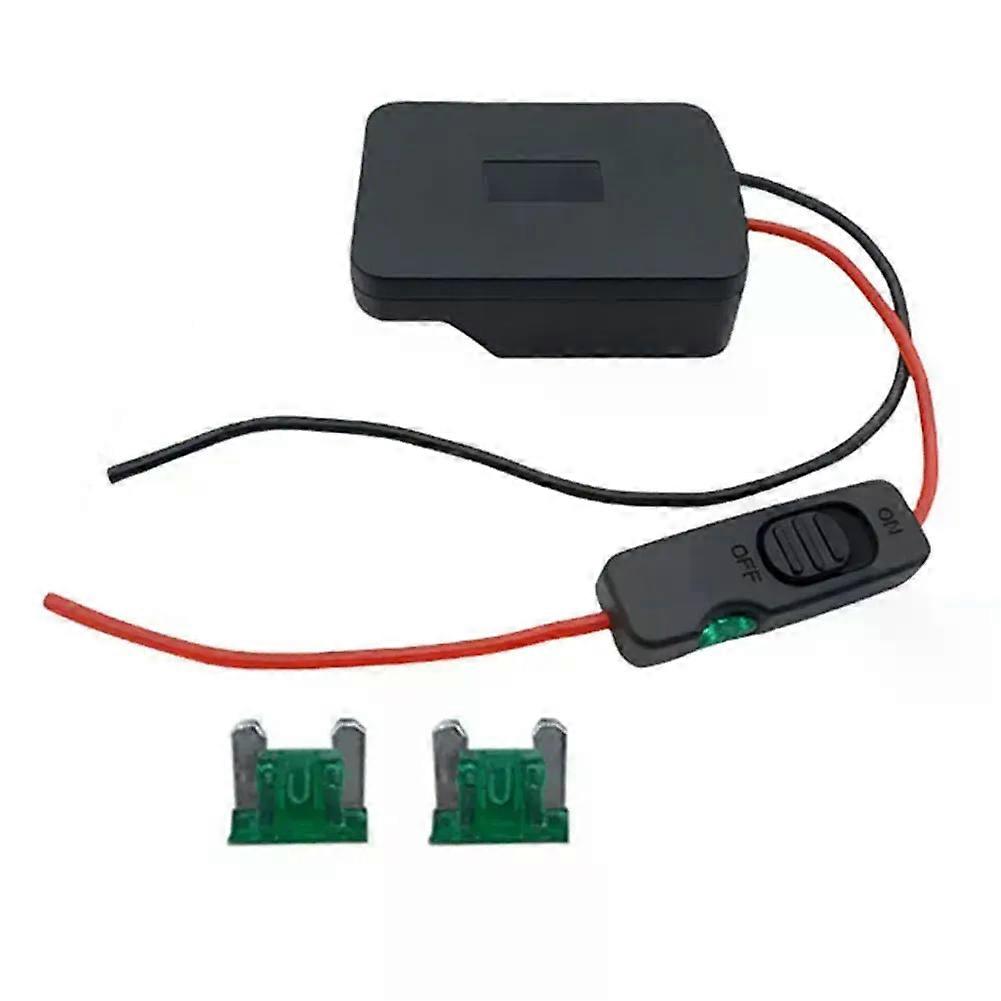Battery Adapter For PARKSIDE X20V TEAM With Fuse And Switch Power Connector Prevent Excessive Current Adapter Power Tool Parts