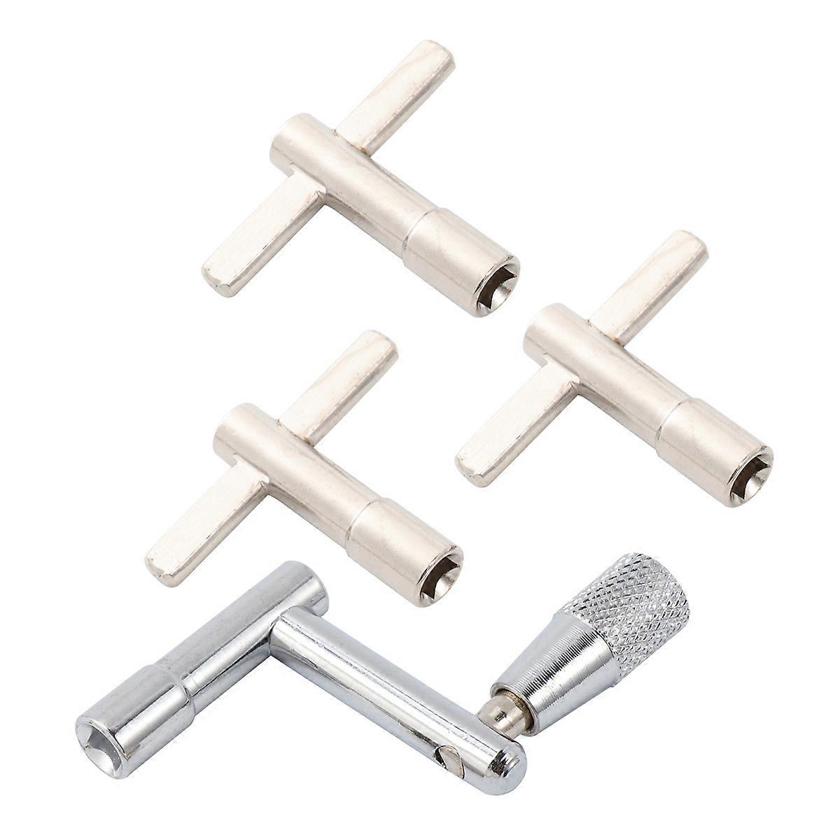 4pcs Fast Loading Drum Key Wrench – Essential Tuning Keys for Drummers, Includes Type Z for Quick Drumhead Changes