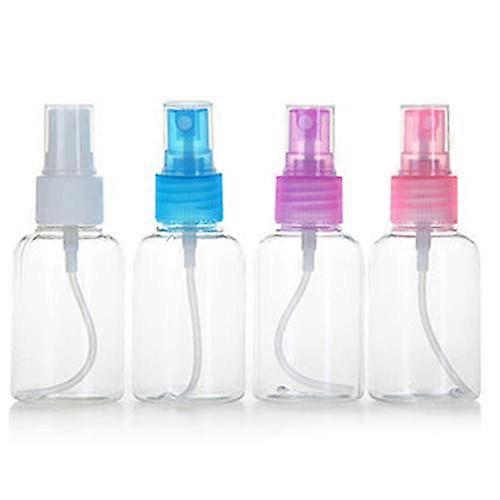 5Pcs 50Ml Refillable Mini Perfume Spray Bottle Empty Cosmetic Containers Portable Travel Plastic Atomizer