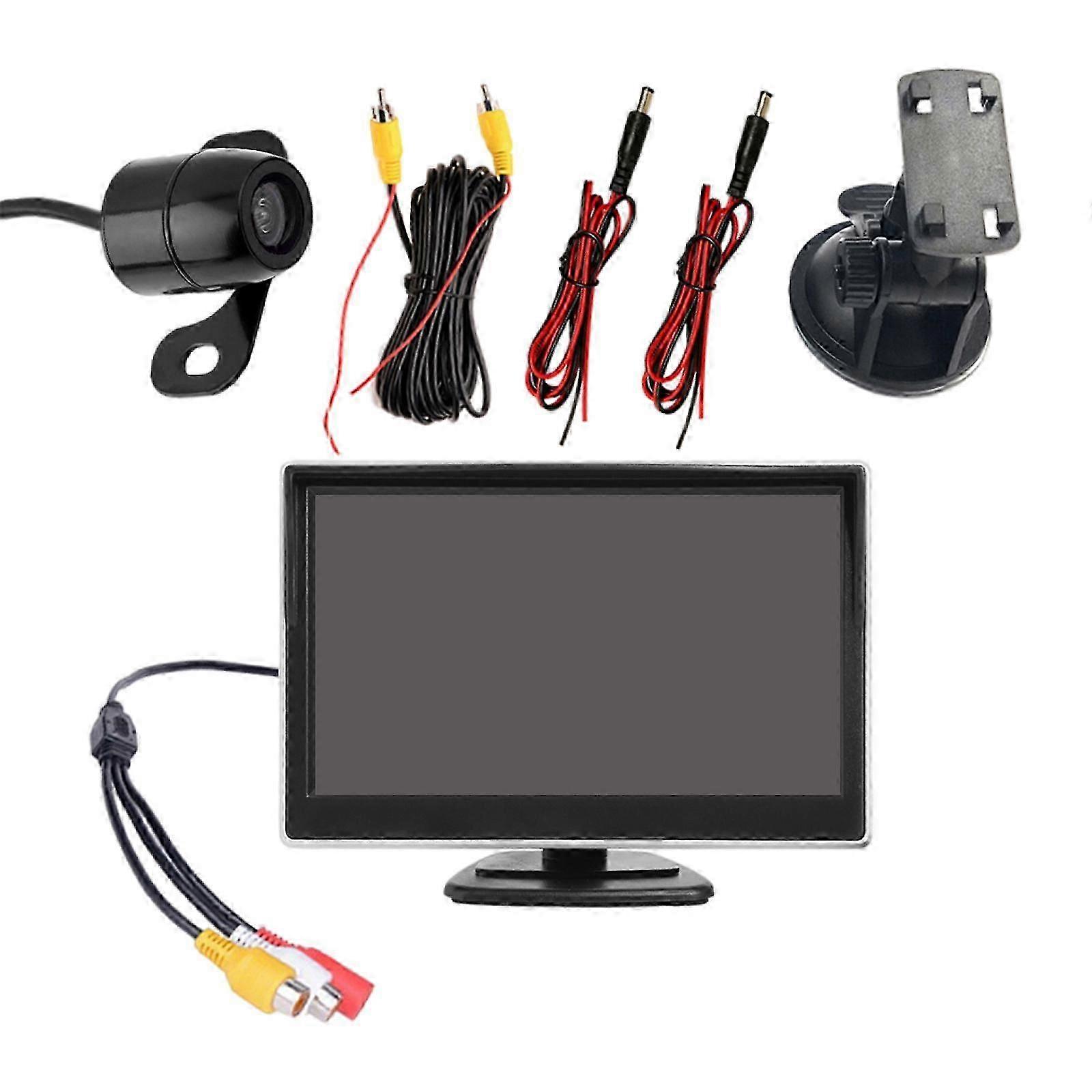 Rear View Monitor Screen 5" Easy Installation Colorful Backup Fit for Truck hwy