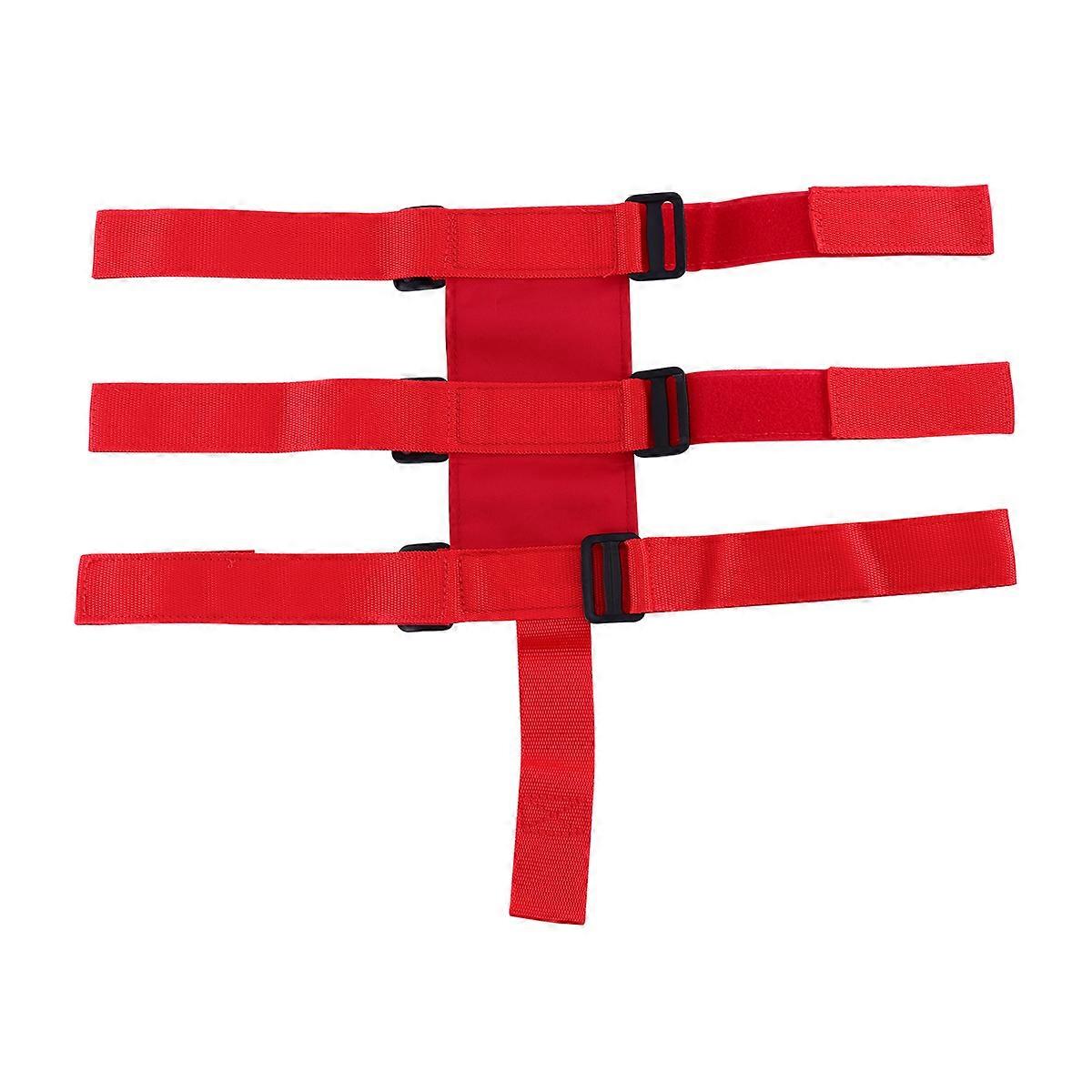 Rope Strap Universal Fire Extinguisher Bracket Red Fixed Style 50.00X40.00X2.00cm Fixing 1Pcs