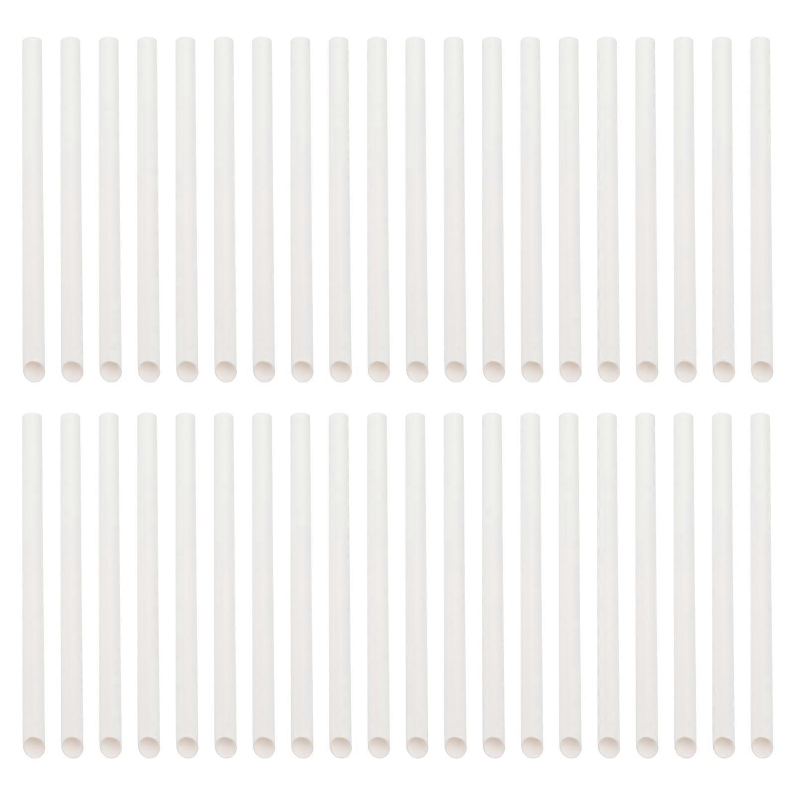 Paper Drinking Straw Degradable Beveled Mouth Simple Design Home Use 100Pcs