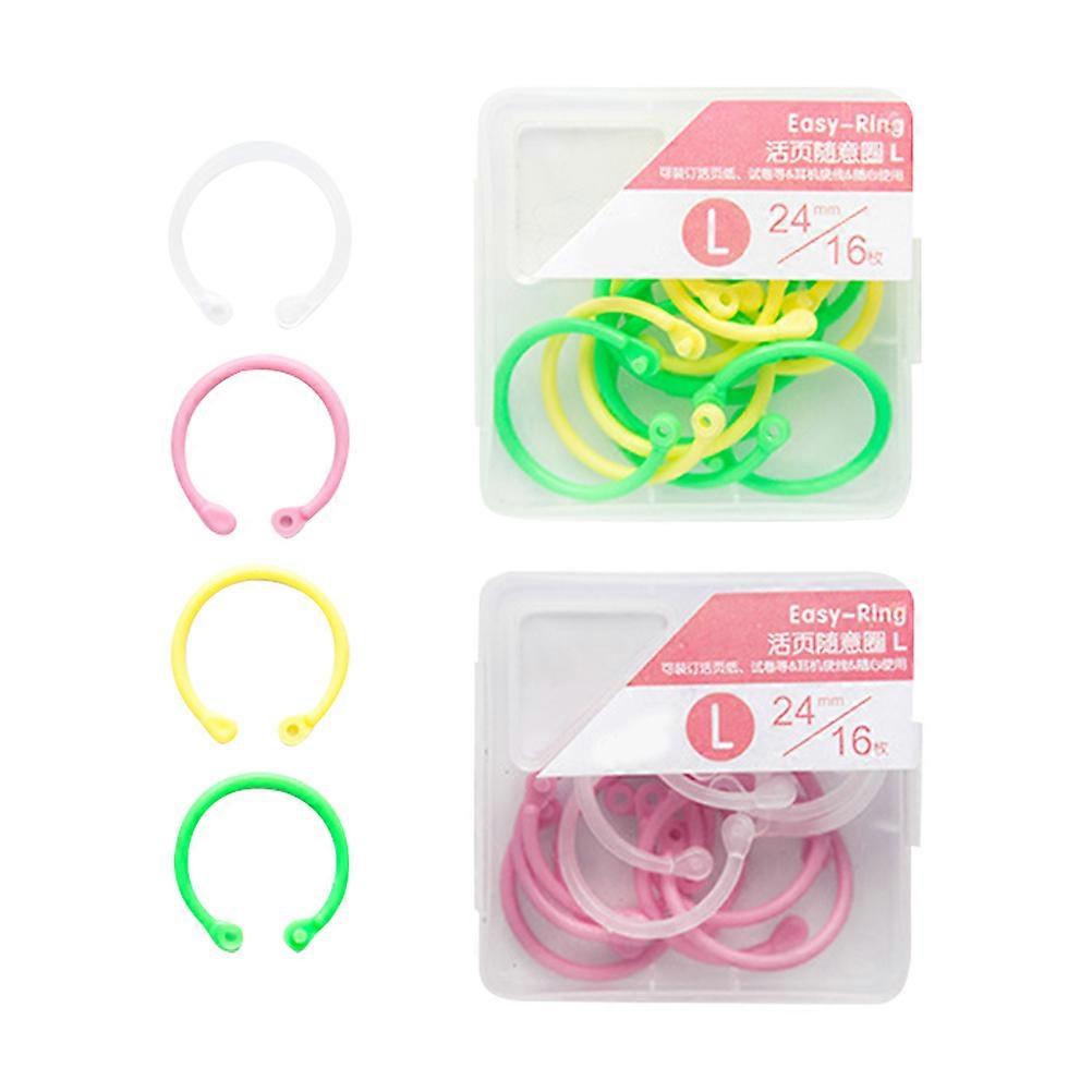 Binding Rings Circular Portable For Household Items 32Pcs
