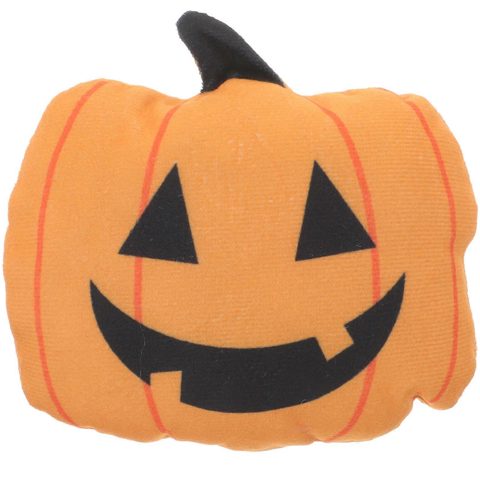 Chew Resistant Catnip Toy Pumpkin Shaped Indoor and Outdoor Playing 12x11cm Attract Attention 1Set