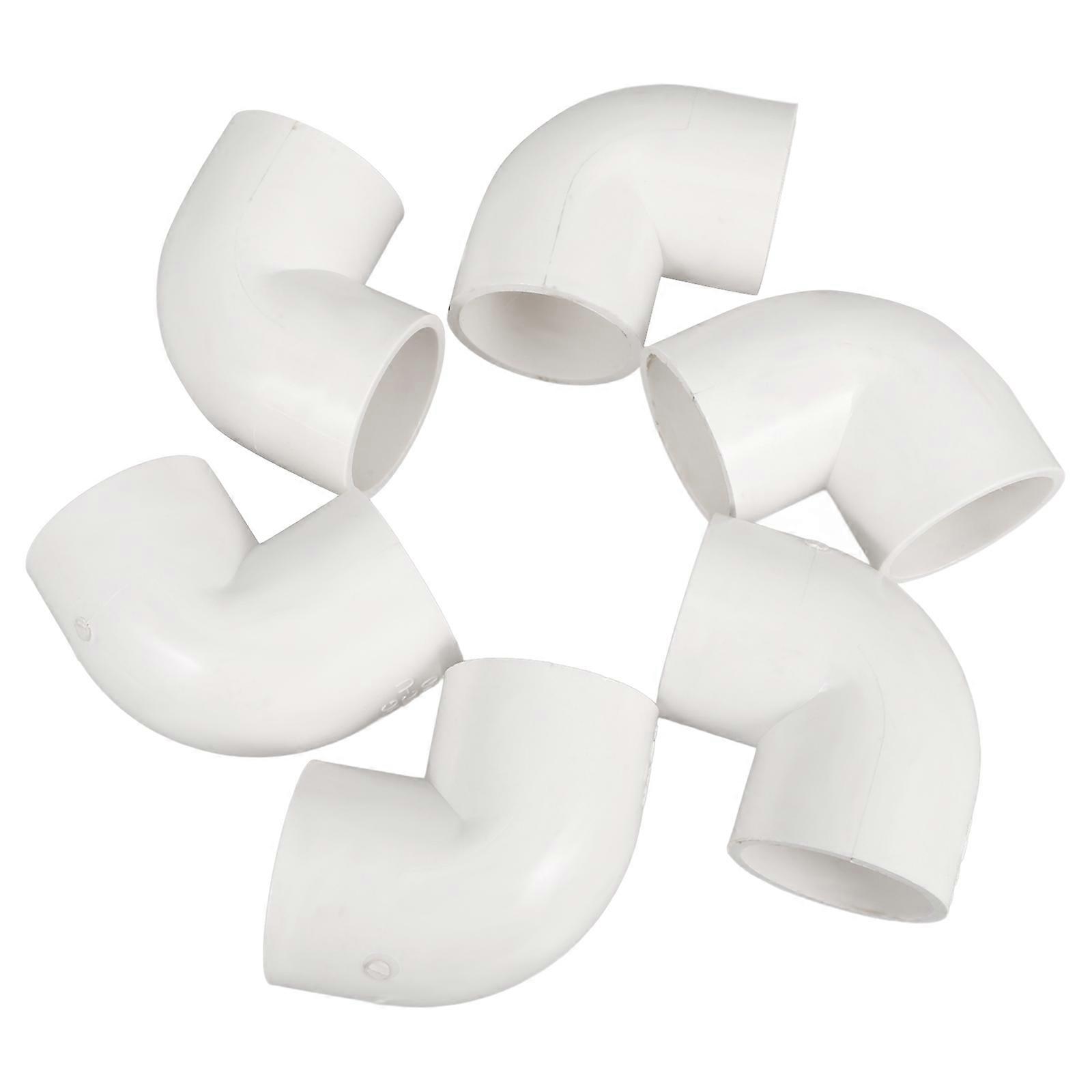 Pvc Pipe Fittings Easy Installation For Garden Structures 90 Degree Elbow 6Pcs