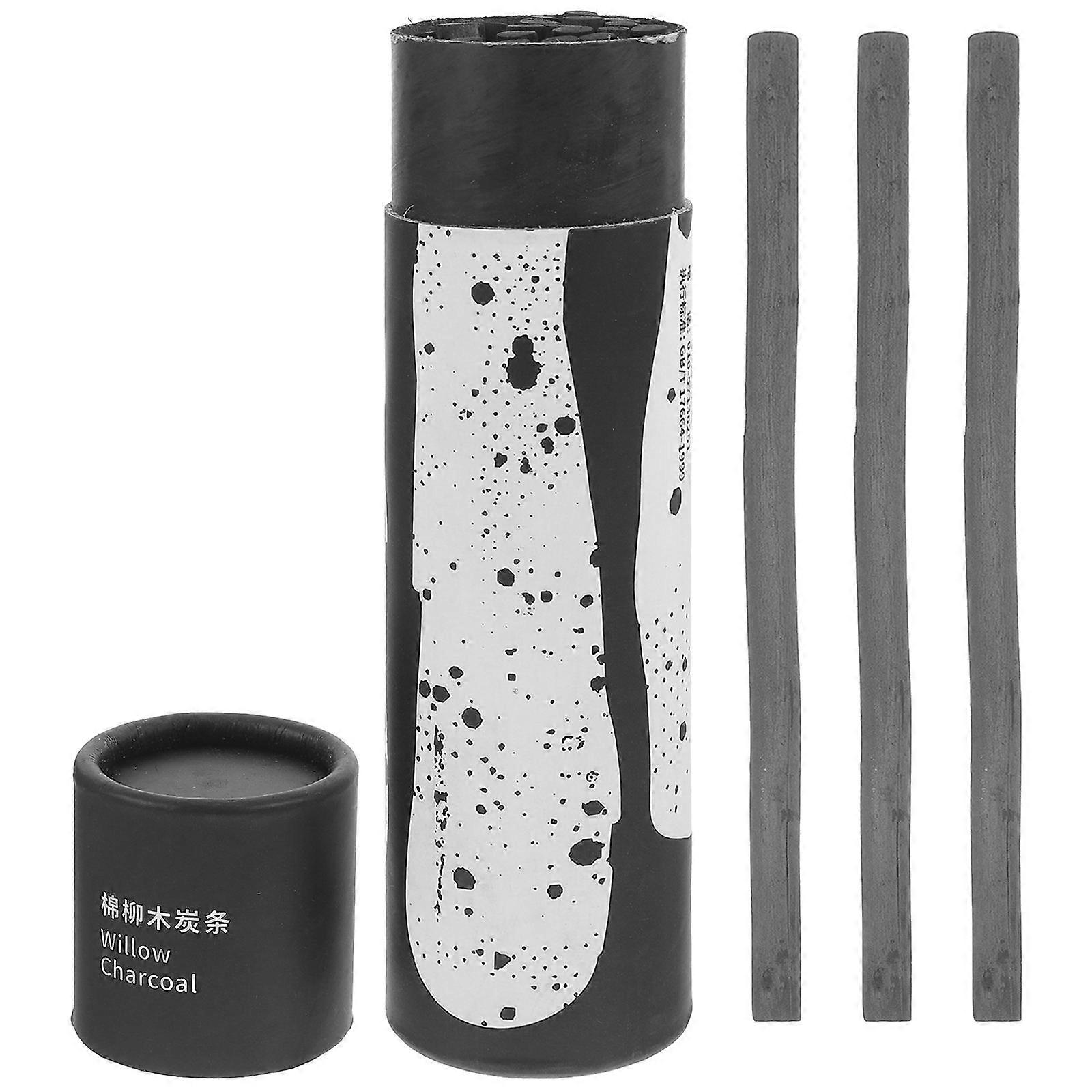 Willow Vine Charcoal Sticks Compressed Charcoal For Sketching Writing Drawing 25Pcs