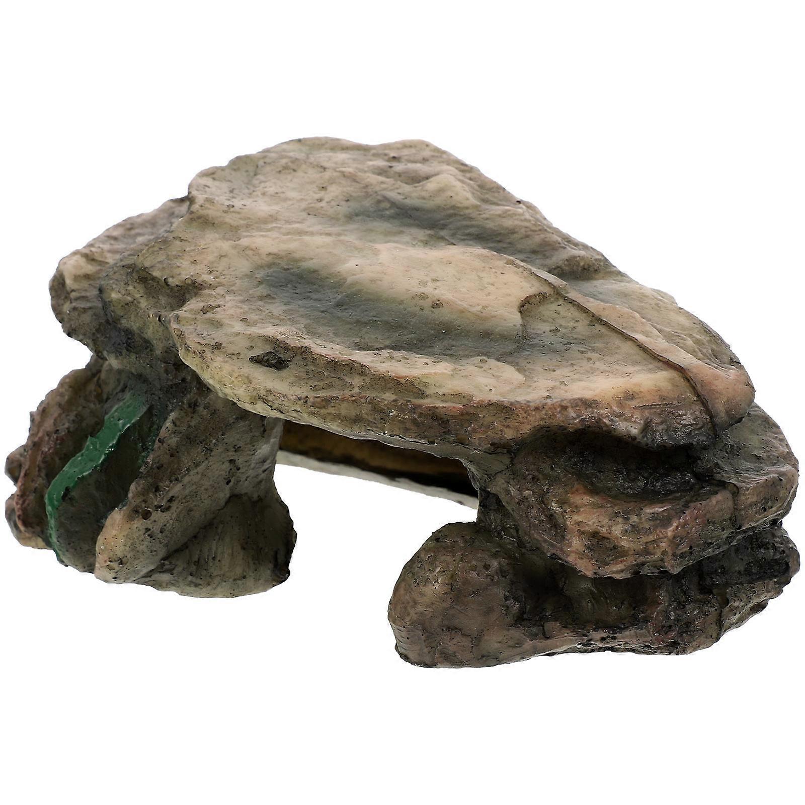 Cave For Reptile Turtle Home Reptile Hideouts Habitat Certified Indoor Pet Environment 15x9cm 1Pack