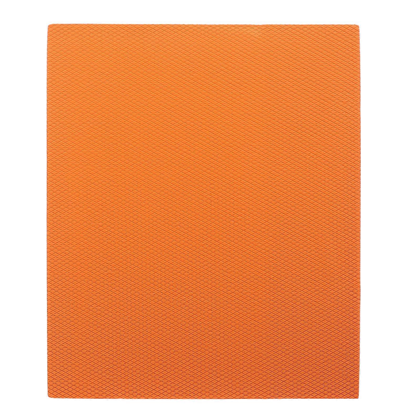 Fitness Mat Non Slip Workout Mat Exercise Equipment Orange 40.00X33.00X4.50CM Sliding Plate Workouts 1Set