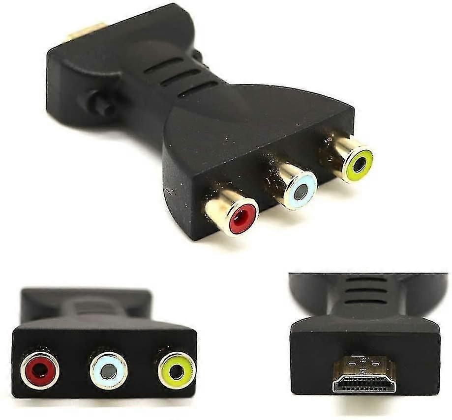 Hdmi til 3 Rca-omformer, komposittvideoadapter