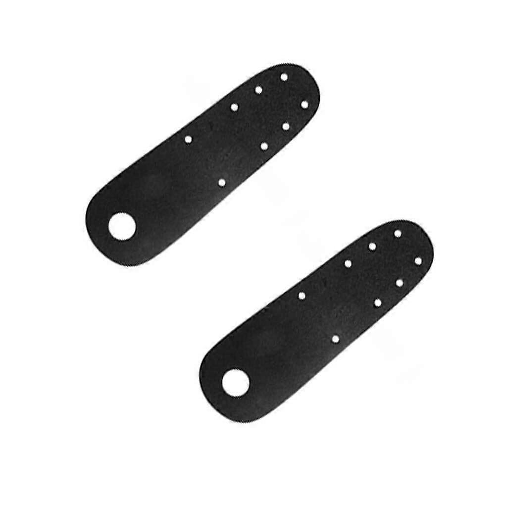 2 Pieces Roller Skates Leather Flat Toe Protectors and Caps for Beginners - Lightweight Replacement Accessories