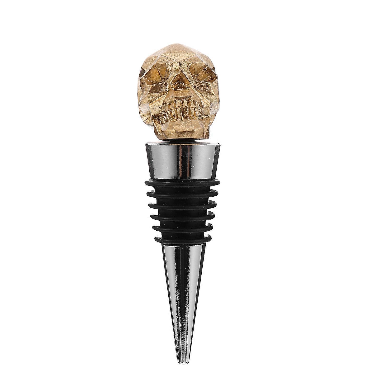 Alloy Skull Airtight Seal Decorative for Festive Occasions Unique Design for Lovers Celebrations Gatherings