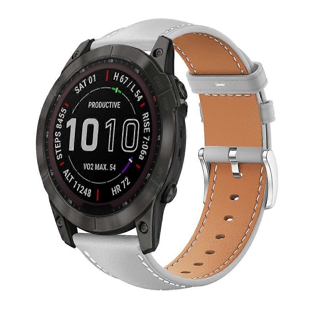 xDfind Fladt Hoved Sort Haj Finkornet Læder Urrem