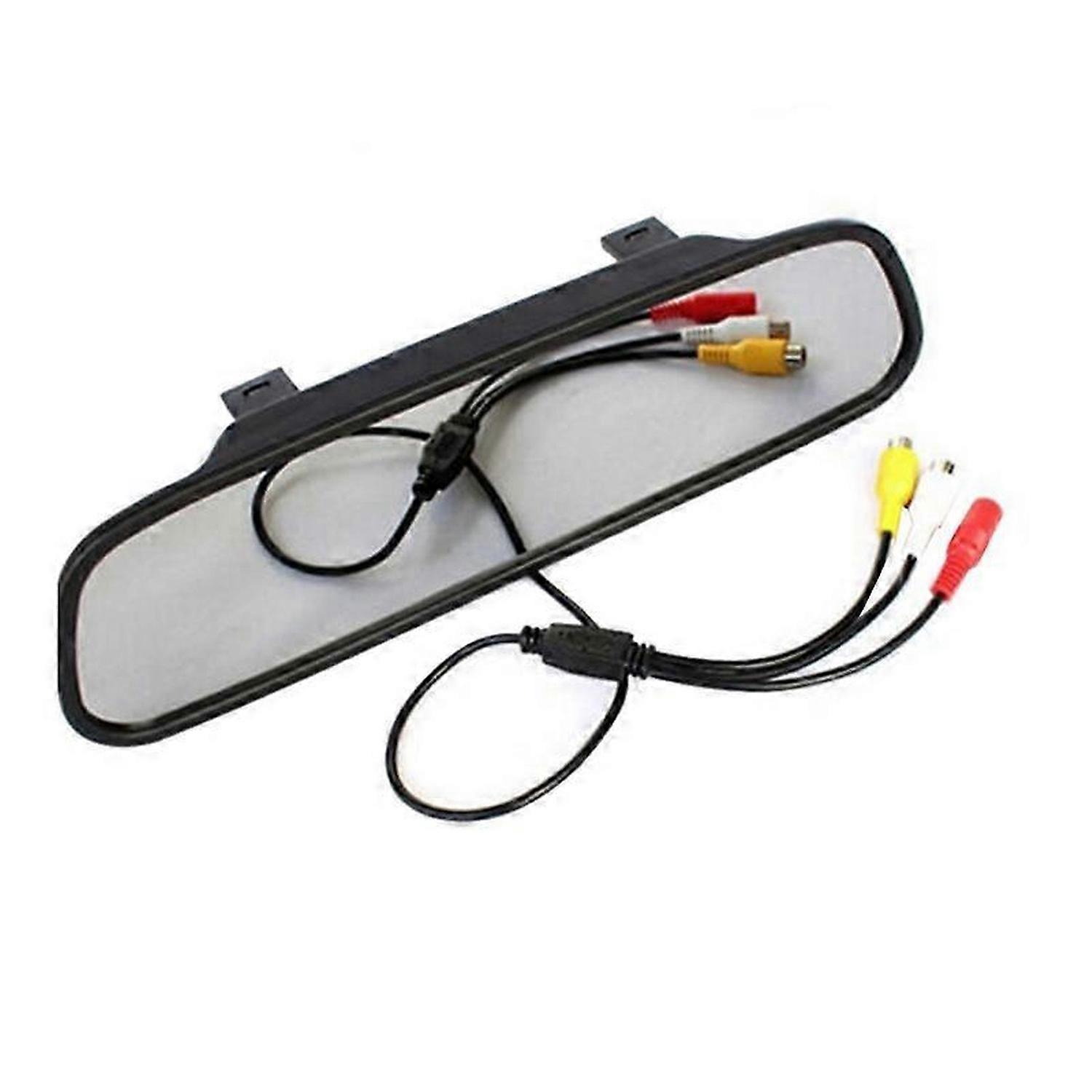 4.3-Inch Rearview Mirror Display Car HD LCD Screen DVD Display Reversing Camera Car Accessories