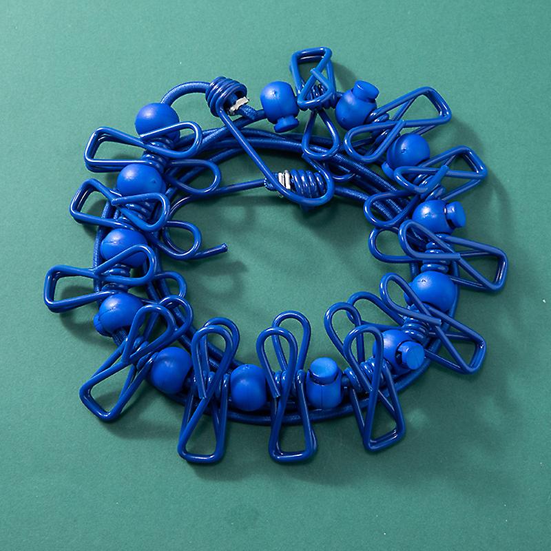 Portable Clothesline Windproof Retractable Stretchy Laundry Clothes Line