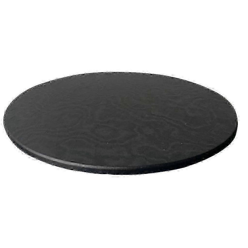 Nappe de table ronde ajustée imperméable et antidérapante Nappe de table Nappe 120cm noir-yvan