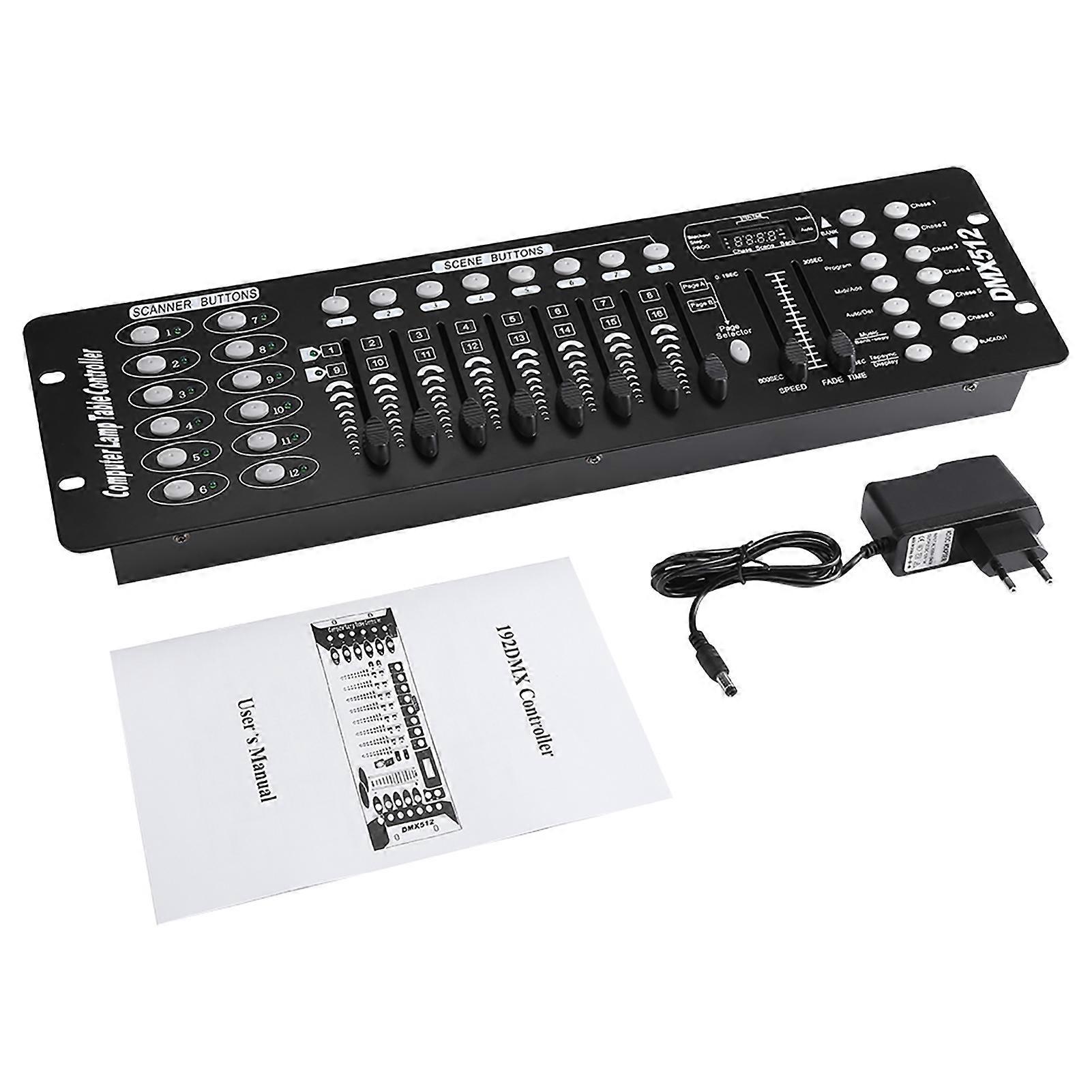 192 Channel DMX Stage Lighting Controller for School Concerts, Parties, Disco, Karaoke, Club
