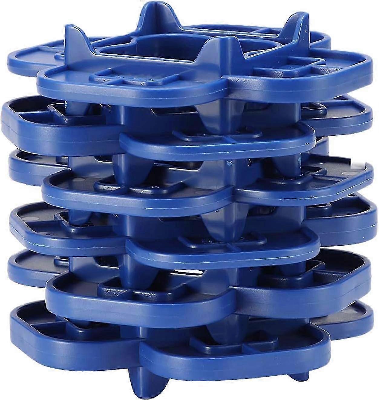 6 Packs 4-in-1 Multi-Size Deck Spacer Tool (5/32", 3/16", 1/4", 5/16") for Composite, PVC, Hardwood & Pressure Treated Decking Board - Deck Board Gap