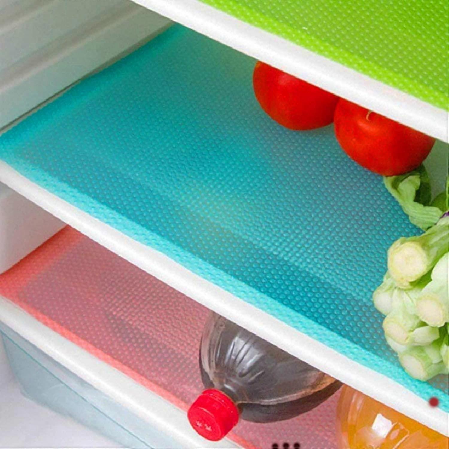 Captain 12 Fridge Mats (AMixed, Pack of 12 (45 x 29 cm)