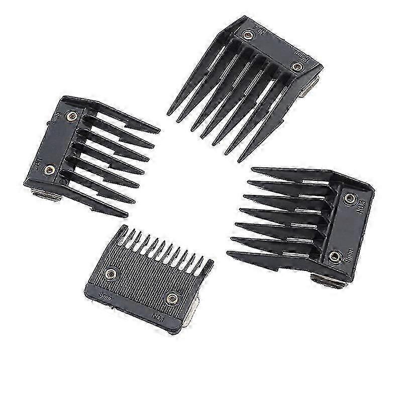 4 Attachment Comb Set for Compatible Brand with Metal Backed Cutting Guide 3mm 6mm 9mm 12mm