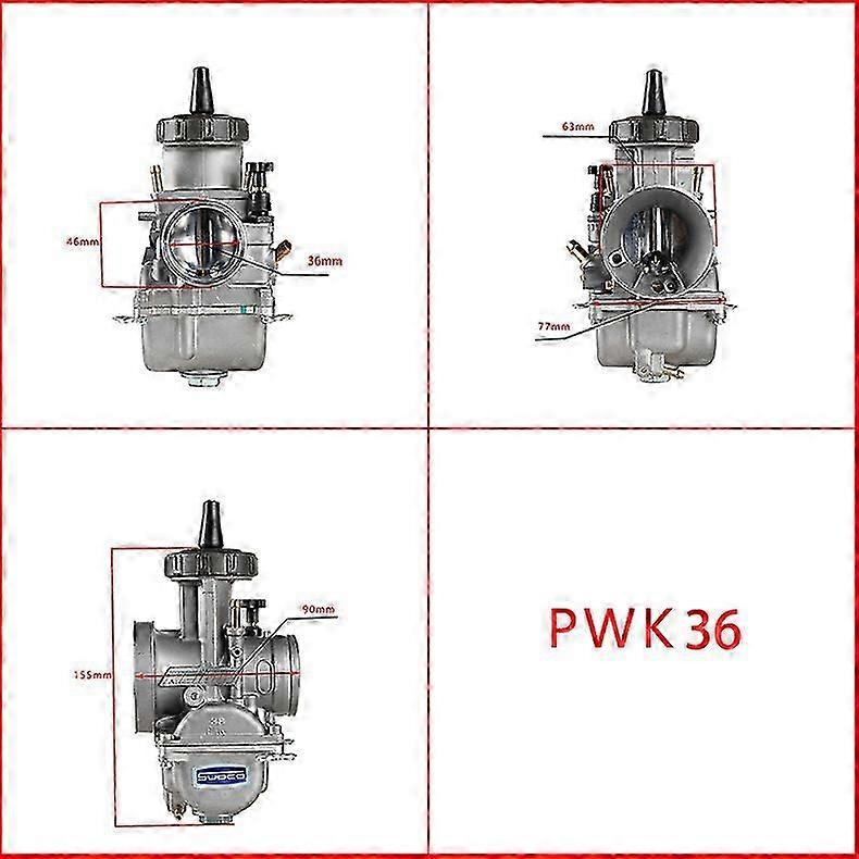 Carburatore - Adatto per Keihin SUDCO PWK34 PWK36 PWK38 PWK40 Air Strike QAS Originale 2T 4T Motore Moto Scooter UTV ATV auto