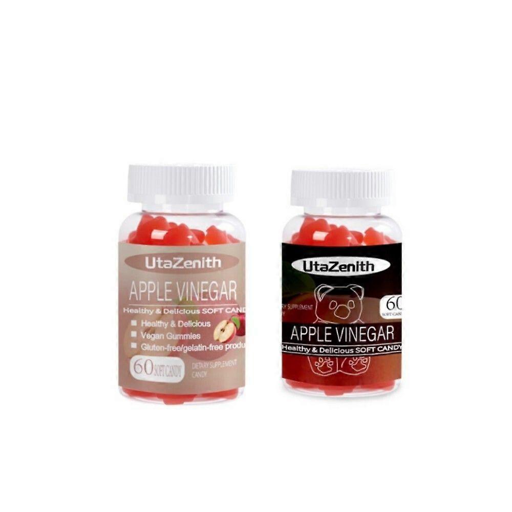 Apple Cider Vinegar Gummies, Daily Supplement, 60 Gummies, Combination Pack