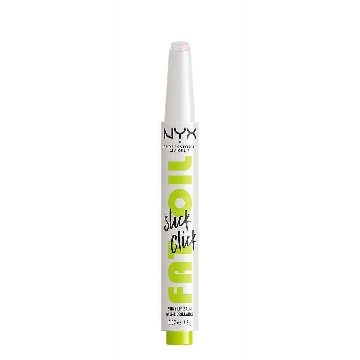 Nyx 专业化妆脂肪油 Slick Click 有色润唇膏,主角 - 0.07 盎司