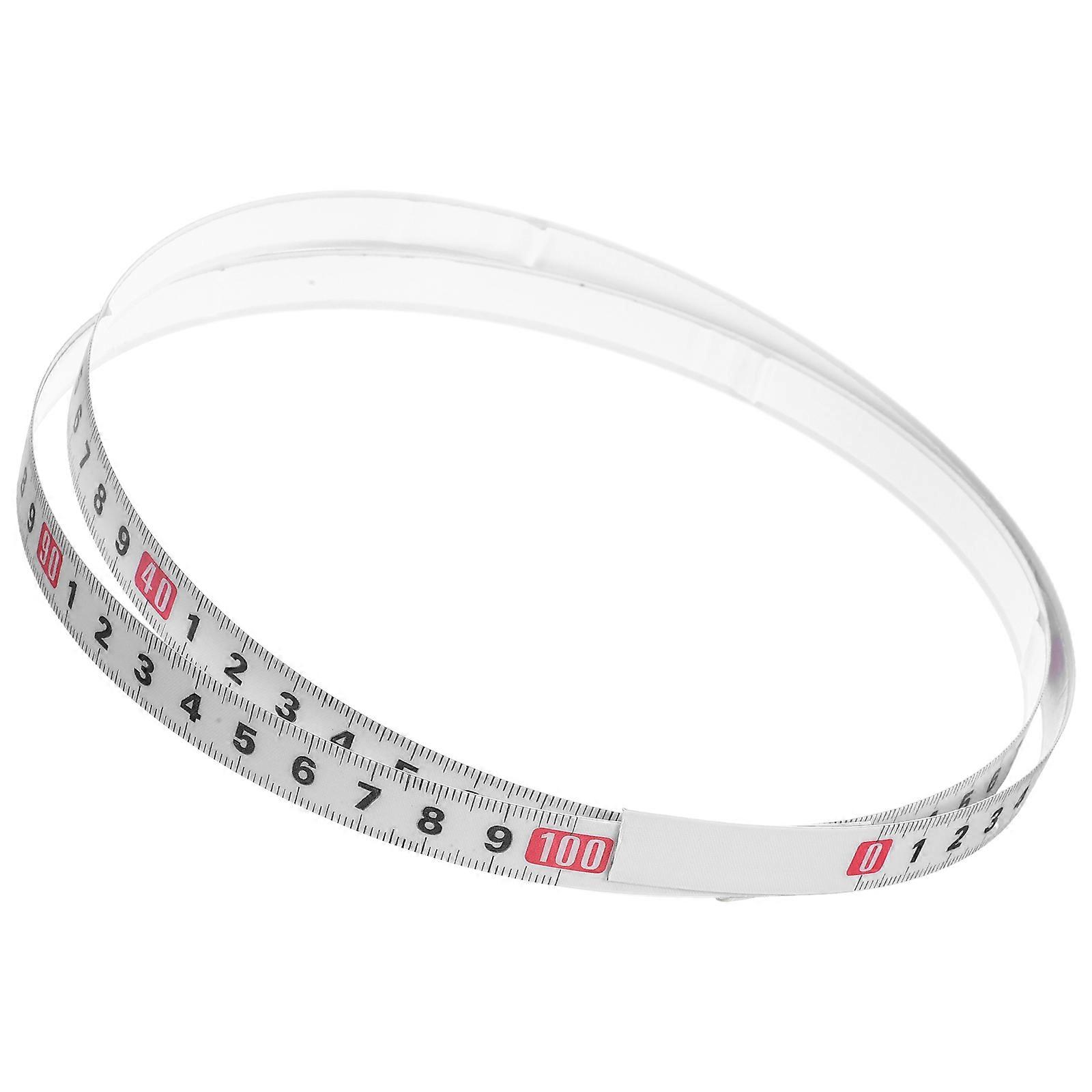 Scale Ruler Adhesive Measuring Tape Metric Workbench Ruler 1m Precise Measurement Plastic 1 Roll