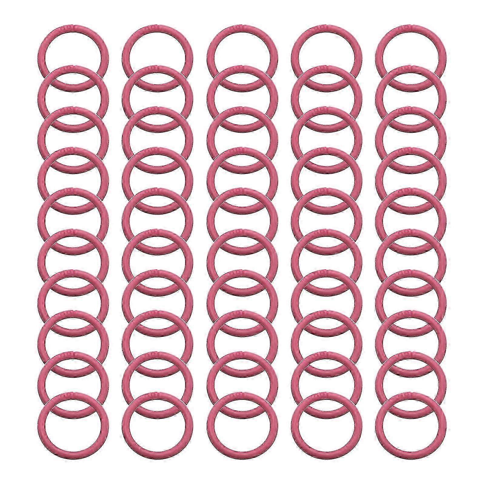 50pcs Colorful Circle Ring Binder Hoops for Scrapbook Binding, Available in 15/20/28/40mm Sizes for Loose Leaf Use