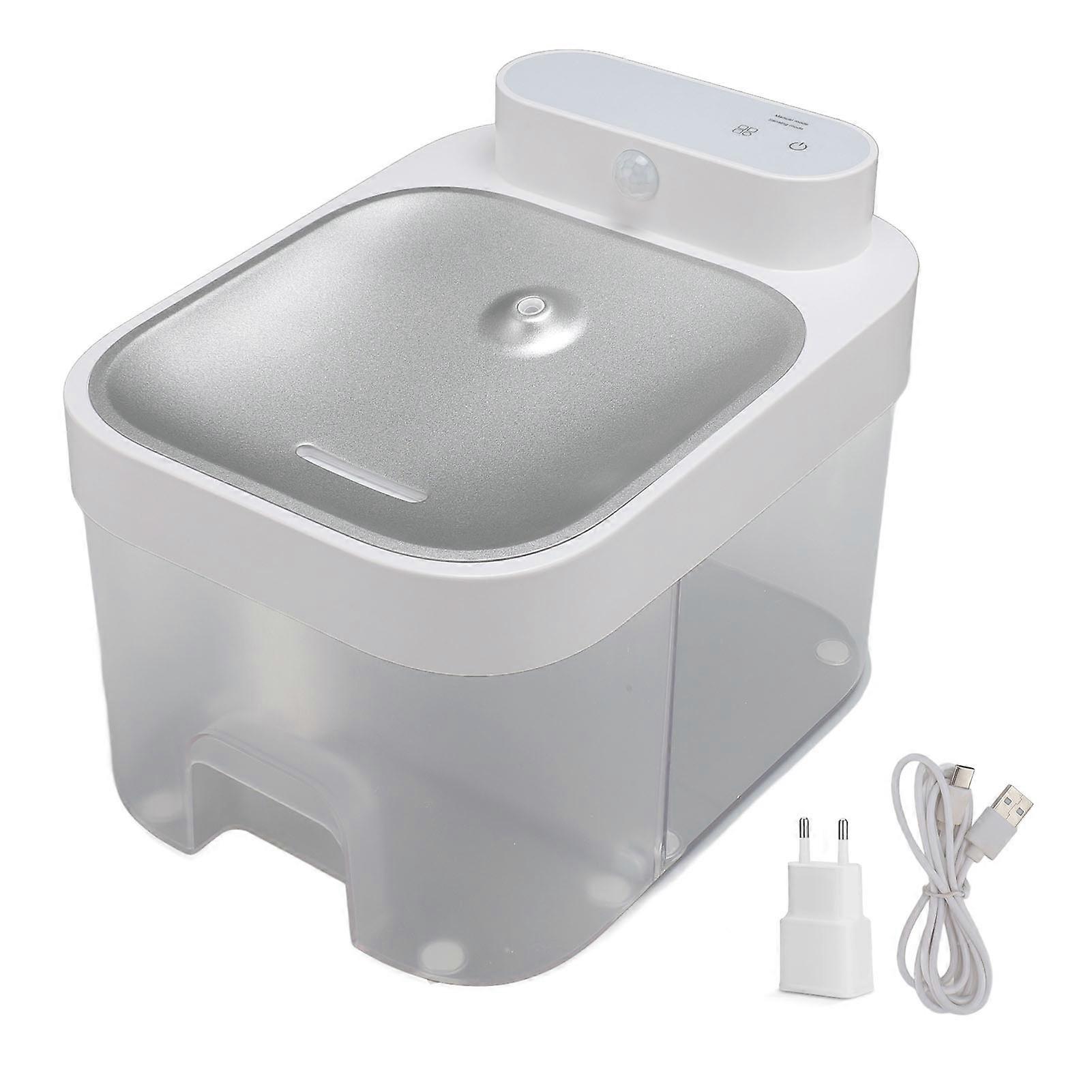 Pet Automatic Drinking Fountain Automatic Sensing APP Controls Dog Water Dispenser 3L Transparent Low Noise Cat Water Fountain 100‑240V EU Plug