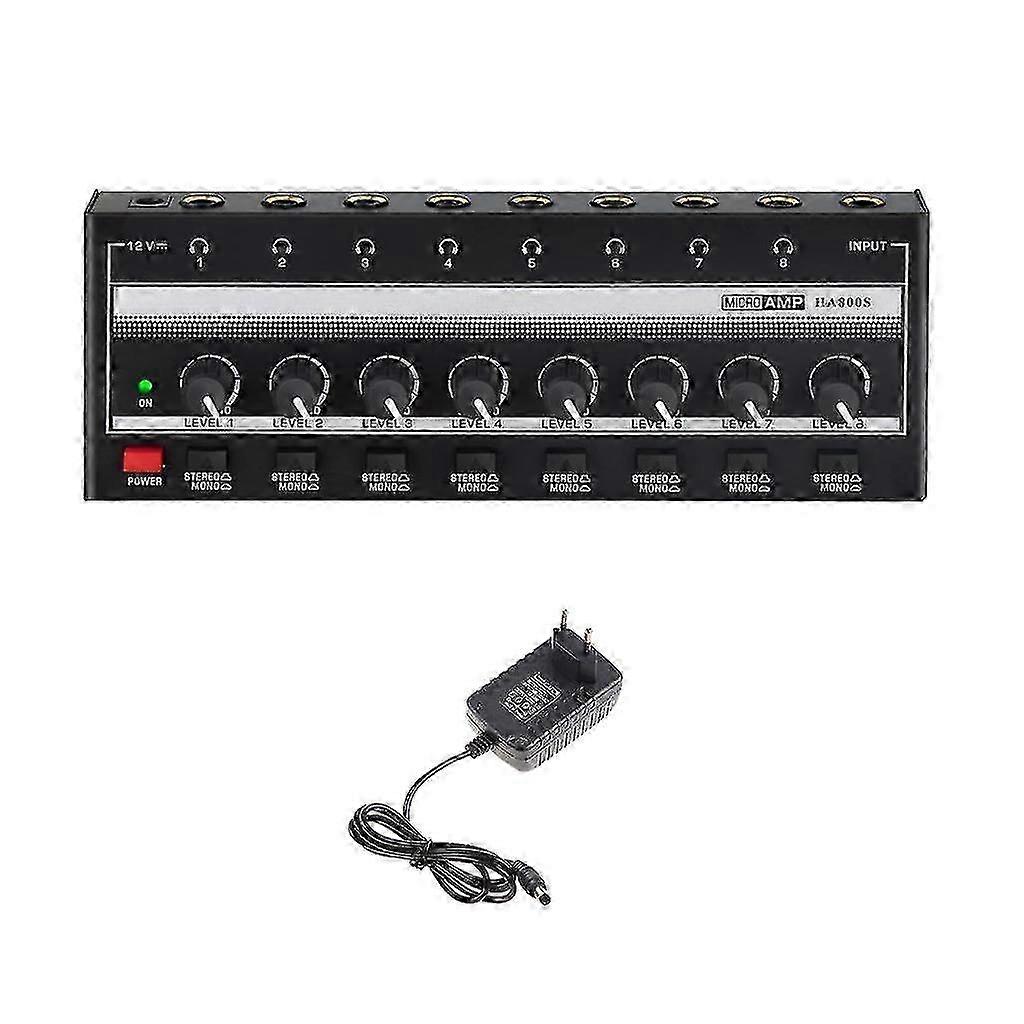 Quiet Mixer for Recording Studio, Small Club or Bar Amplifier
