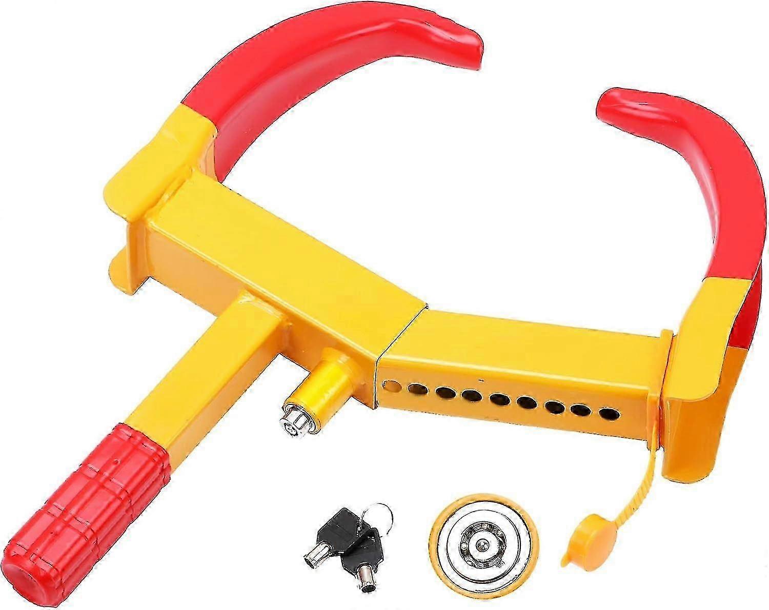 Universal Adjustable Vehicle Anti-theft Wheel Lock, Tire Claw Security Immobilizer for Car and Caravan